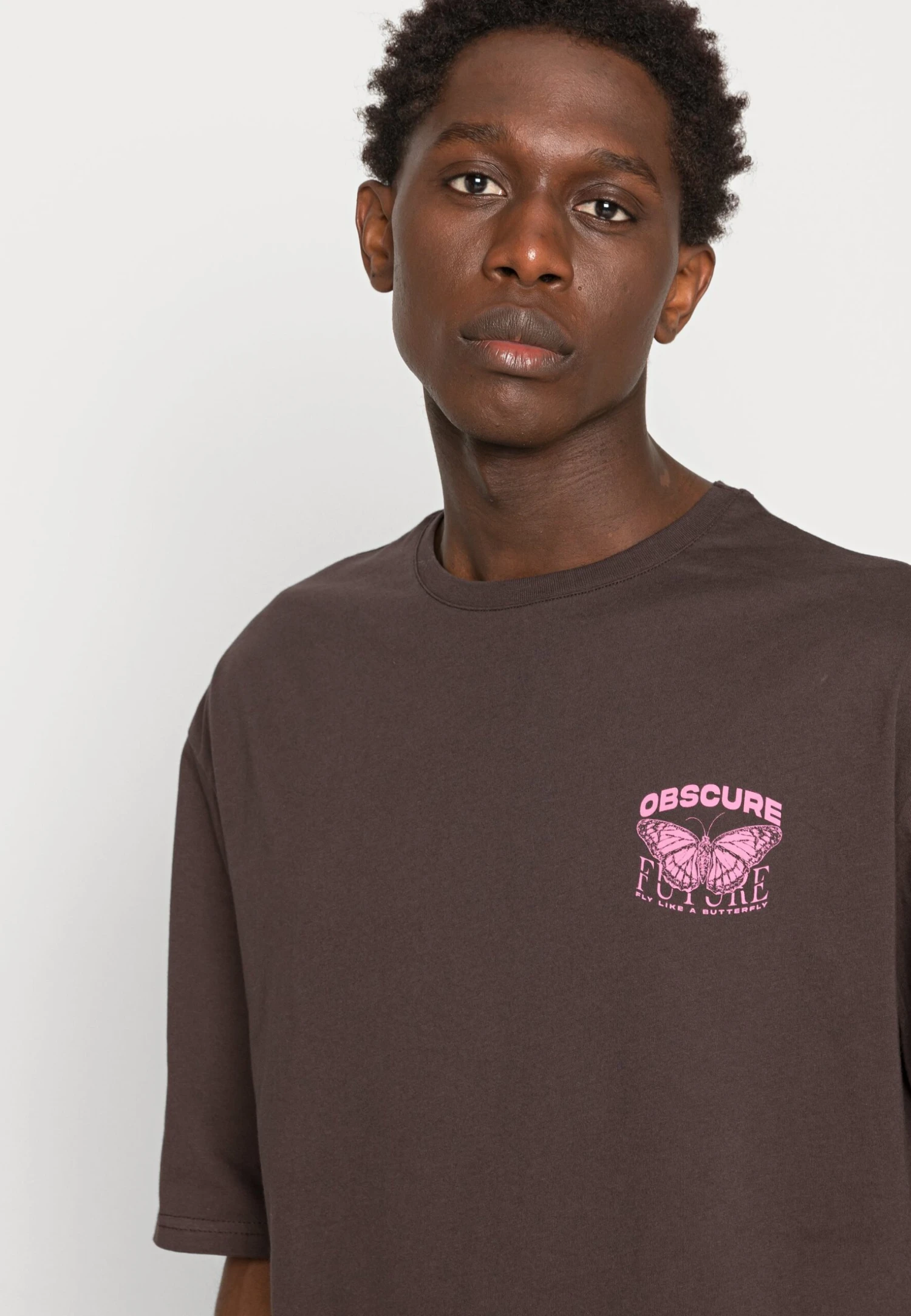 YOURTURN Nostalgia Future Tee Unisex - T-Shirt Print - Brown 5 YOURTURN Nostalgia Future Tee Unisex - T-Shirt Print - Brown - Afbeelding 5