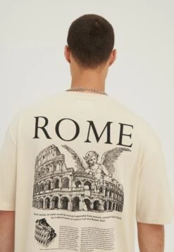 YOURTURN Rome Tee Unisex - T-Shirt Print - Mottled Light Brown 7 YOURTURN Rome Tee Unisex - T-Shirt Print - Mottled Light Brown -YOURTURN Verkoopwinkel c774f4903f4a4a26b535e119279a3abe