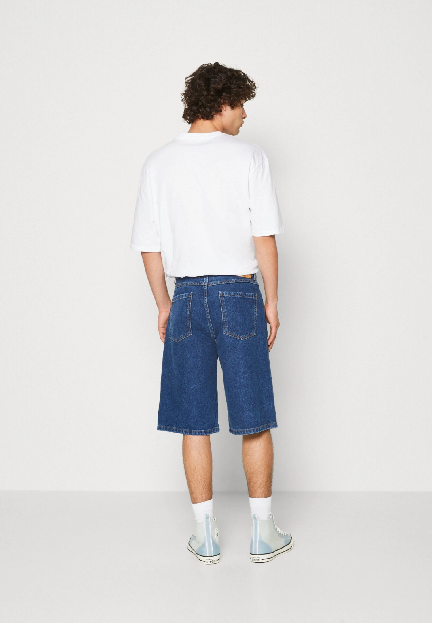 YOURTURN Unisex - Jeansshort - Blue Denim 3 YOURTURN Unisex - Jeansshort - Blue Denim - Afbeelding 3