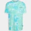 YOURTURN Unisex - T-Shirt Print - Blue/Green