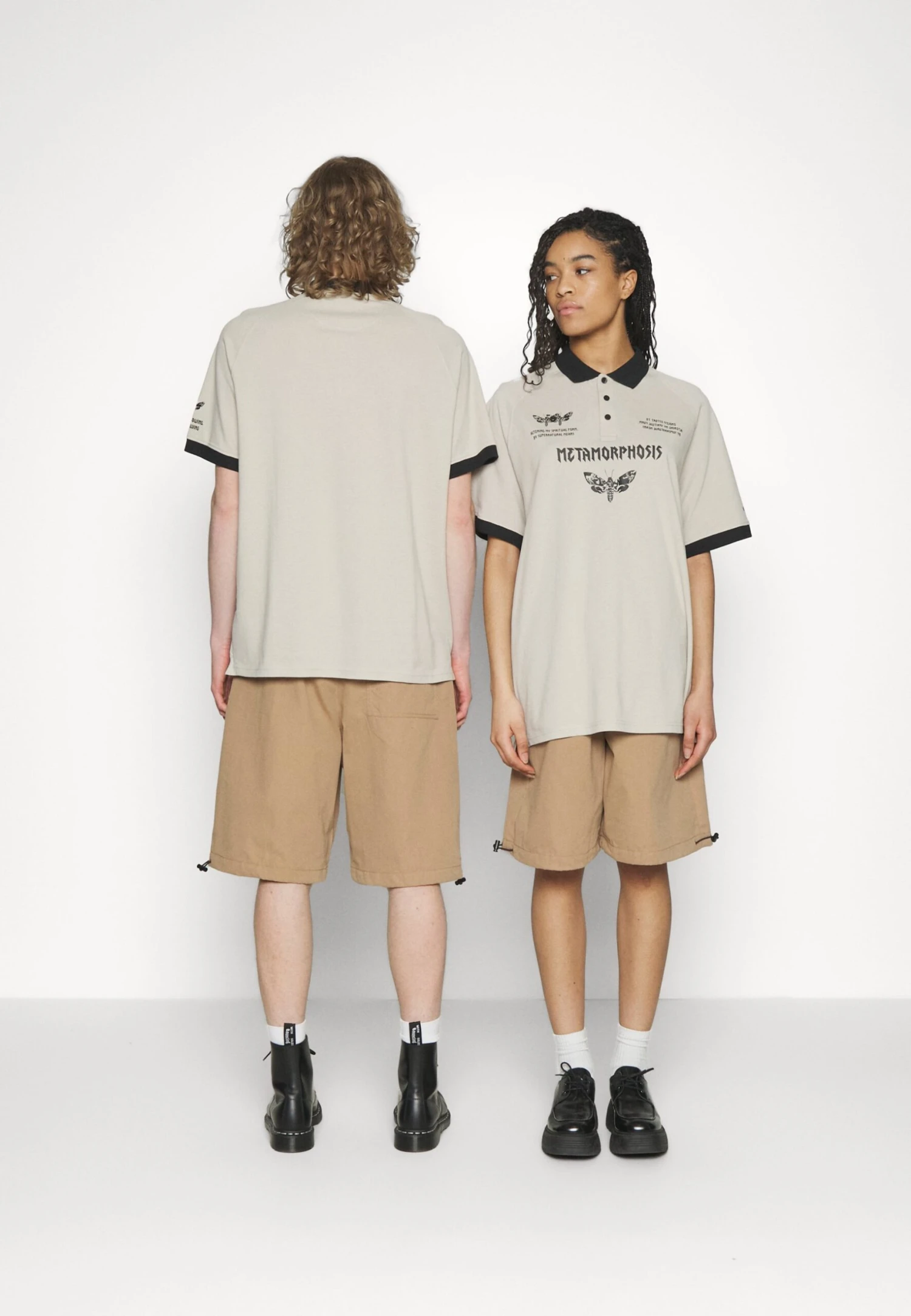 YOURTURN Genderless Parachute - Shorts - Brown 3 YOURTURN Genderless Parachute - Shorts - Brown - Afbeelding 3