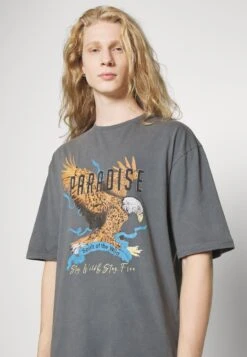 YOURTURN Unisex - T-Shirt Print - Mottled Black 9 YOURTURN Unisex - T-Shirt Print - Mottled Black -YOURTURN Verkoopwinkel dbb1140a540b4b5d88e6dd57bb2e23c4