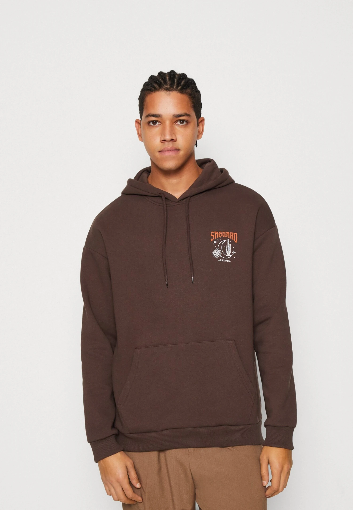 YOURTURN Unisex - Hoodie - Brown 3 YOURTURN Unisex - Hoodie - Brown - Afbeelding 3