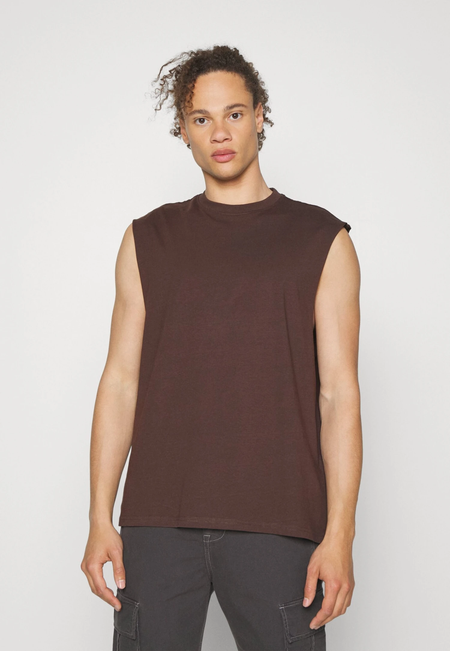 YOURTURN Unisex 2 Pack - Top - Light Grey/Brown 3 YOURTURN Unisex 2 Pack - Top - Light Grey/Brown - Afbeelding 3