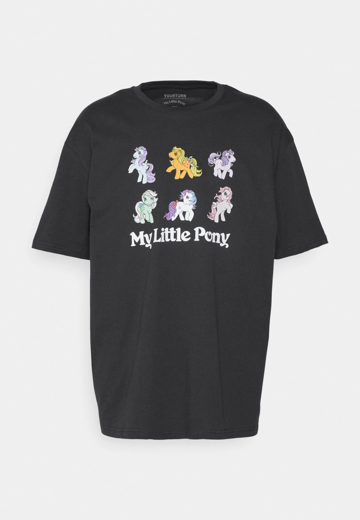 YOURTURN My Little Pony Unisex - T-Shirt Print - Black 5 YOURTURN My Little Pony Unisex - T-Shirt Print - Black - Afbeelding 5