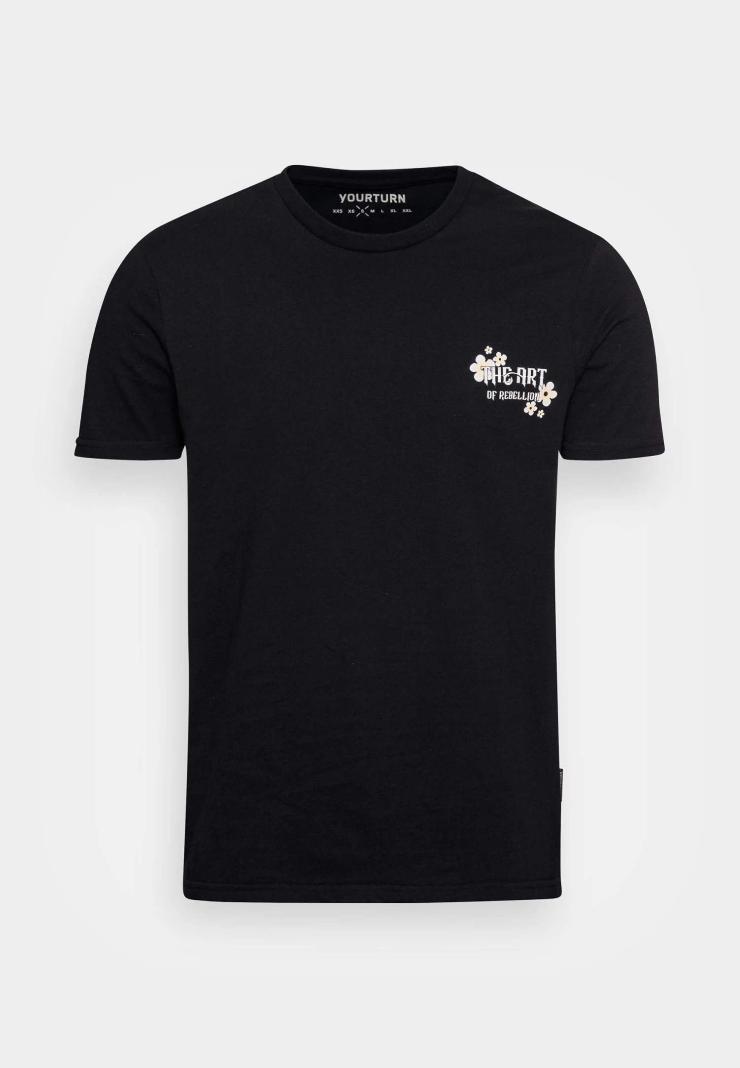 YOURTURN Dragon Tiger Tee - T-Shirt Print - Black 4 YOURTURN Dragon Tiger Tee - T-Shirt Print - Black - Afbeelding 4