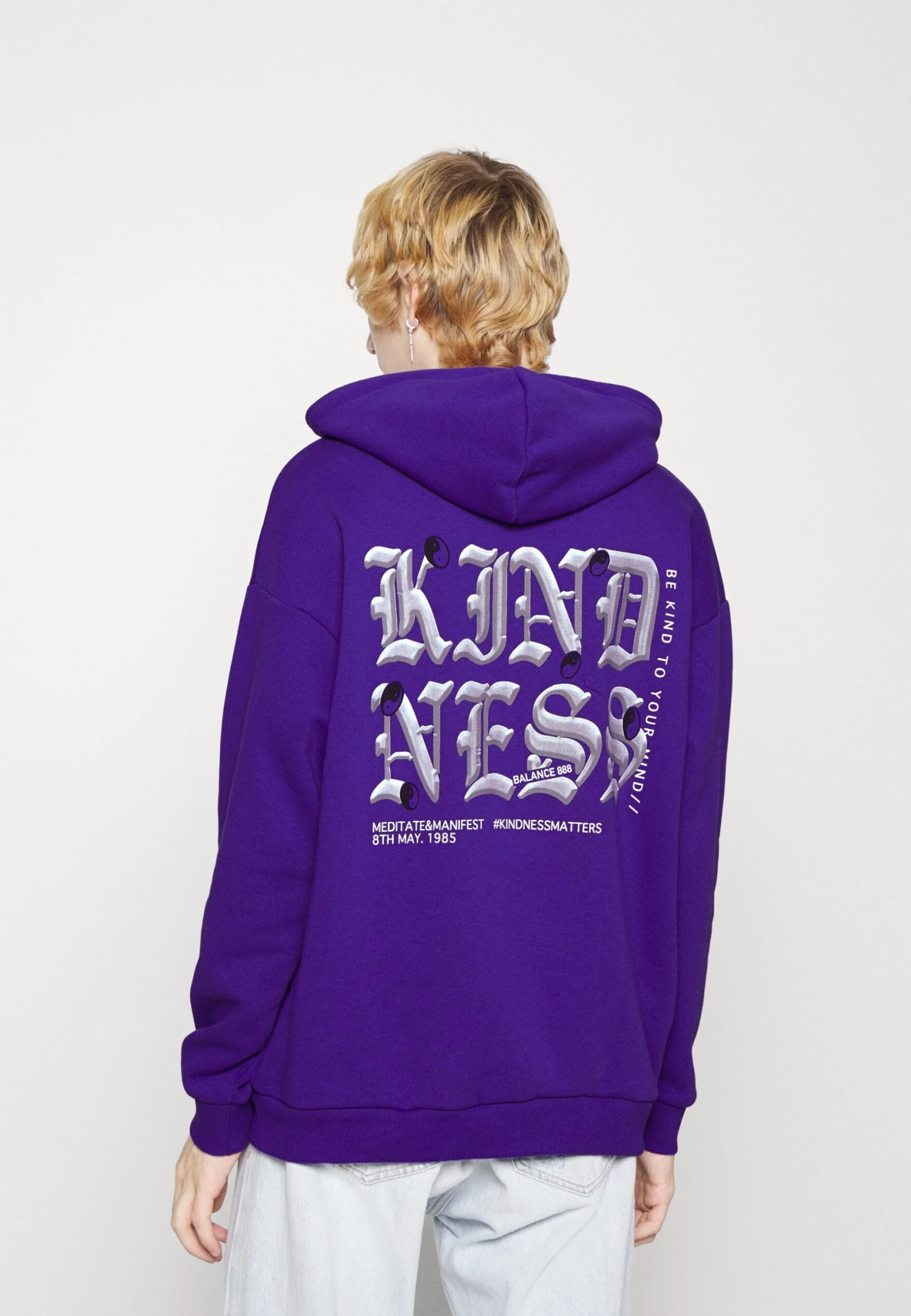 YOURTURN Kindness Hoodie - Sweater - Purple 1 YOURTURN Kindness Hoodie - Sweater - Purple