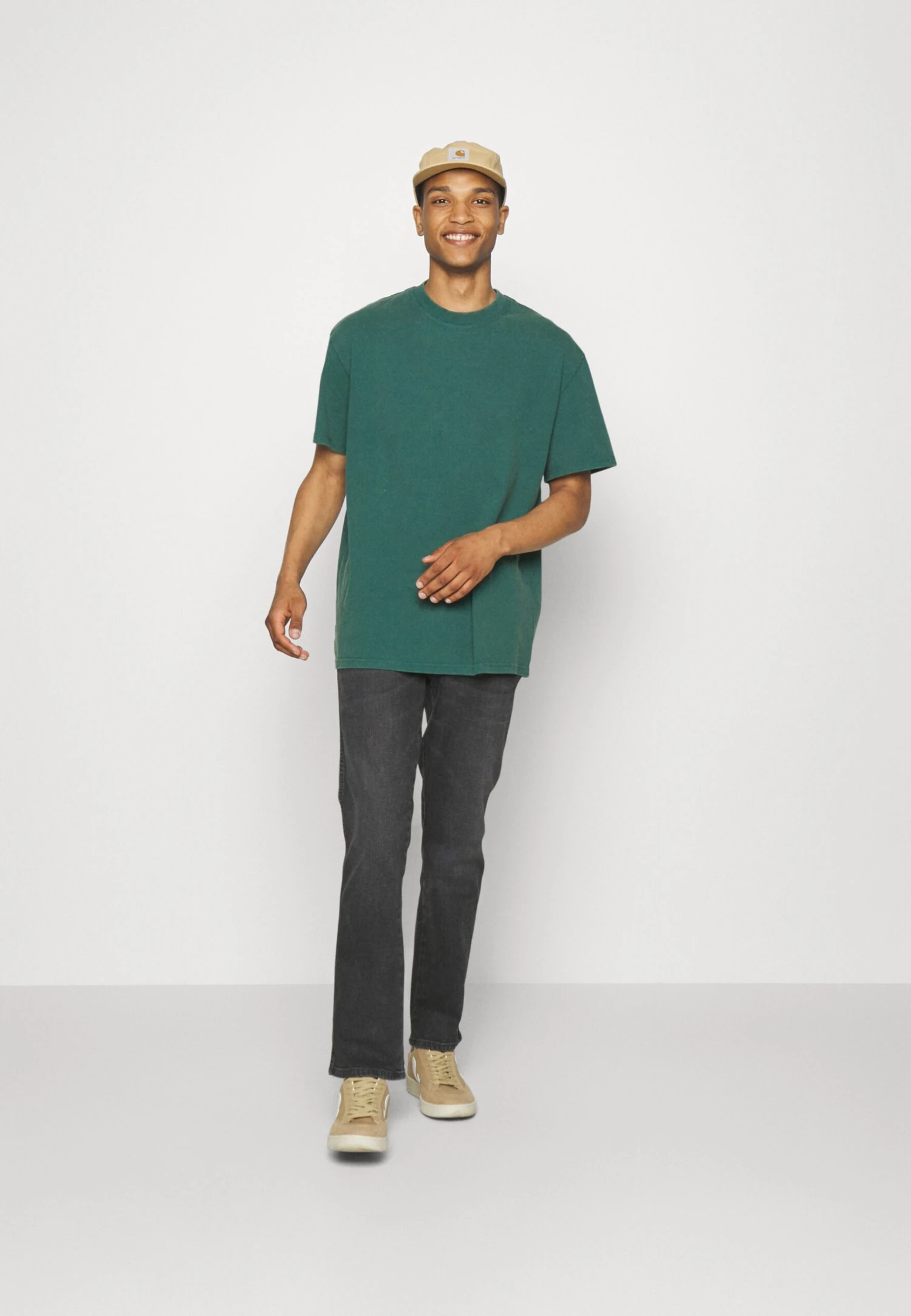 YOURTURN Unisex - T-Shirt Basic - Dark Green 2 YOURTURN Unisex - T-Shirt Basic - Dark Green - Afbeelding 2