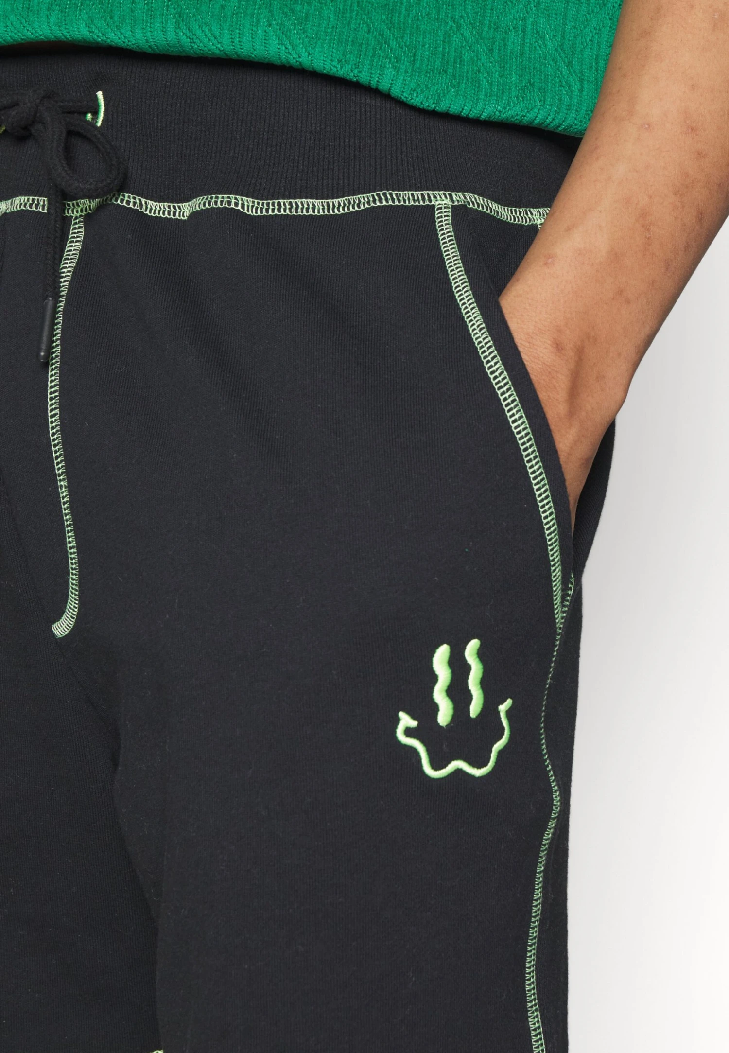 YOURTURN Unisex - Shorts - Black 6 YOURTURN Unisex - Shorts - Black - Afbeelding 6