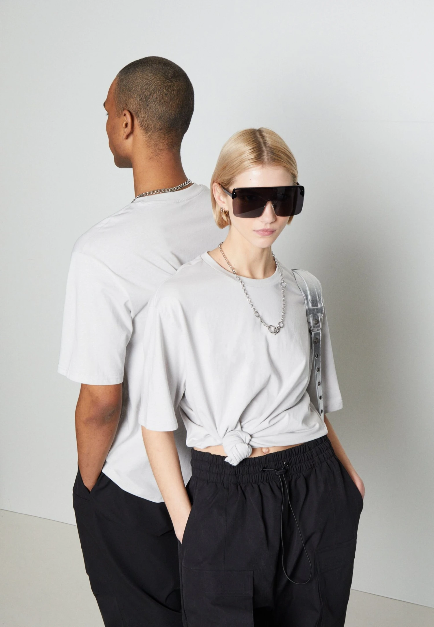 YOURTURN 3Pack Unisex - T-Shirt Basic - Light Blue/Grey/Pink 6 YOURTURN 3Pack Unisex - T-Shirt Basic - Light Blue/Grey/Pink - Afbeelding 6