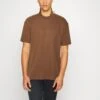 YOURTURN Unisex - T-Shirt Basic - Brown