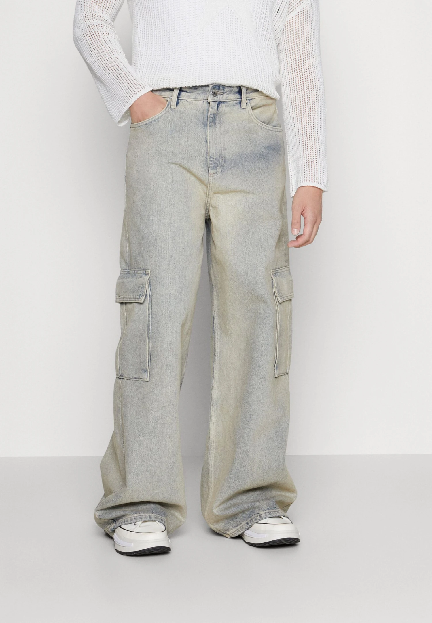 YOURTURN Unisex - Relaxed Fit Jeans - Light Blue Denim 3 YOURTURN Unisex - Relaxed Fit Jeans - Light Blue Denim - Afbeelding 3