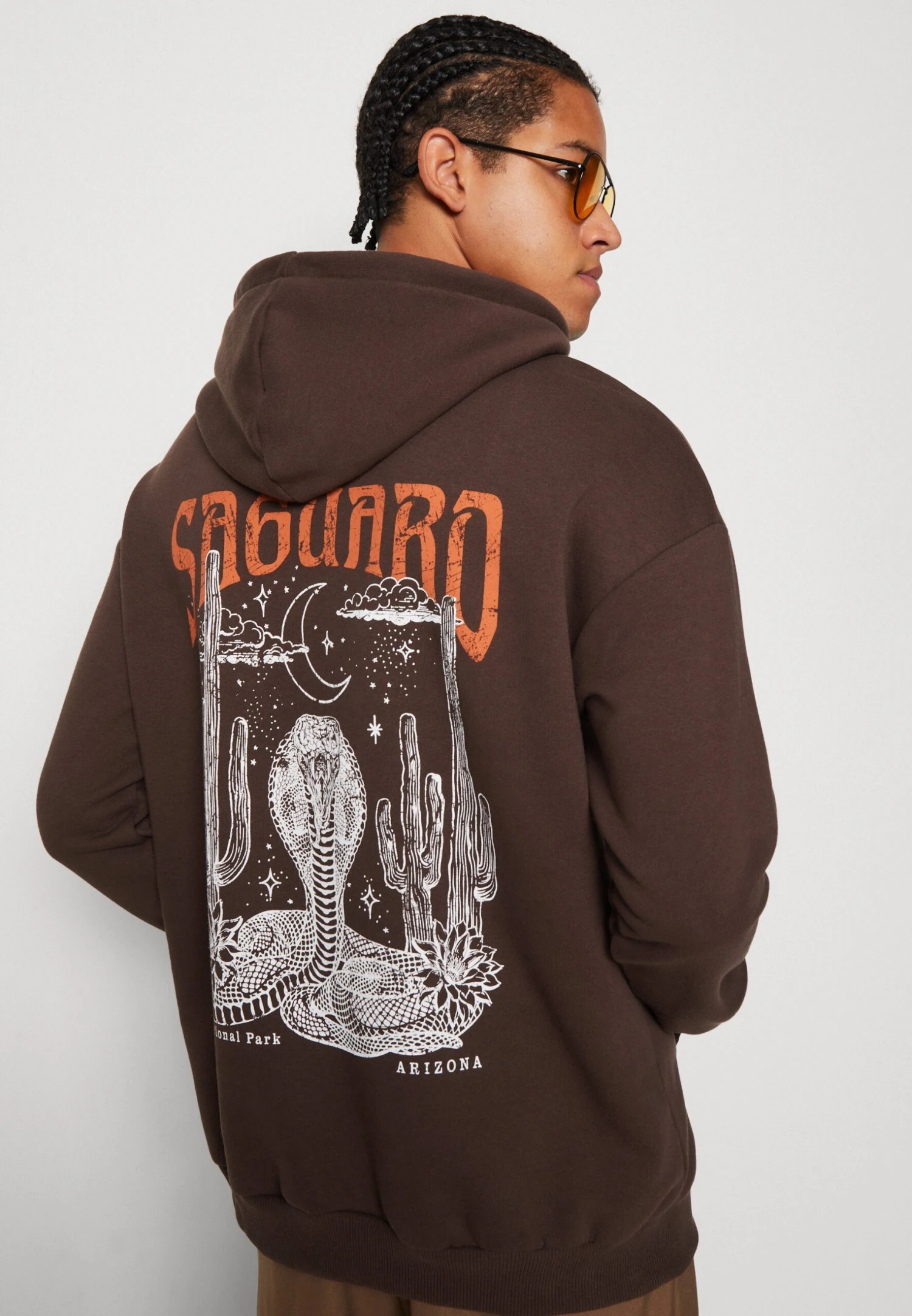 YOURTURN Unisex - Hoodie - Brown 4 YOURTURN Unisex - Hoodie - Brown - Afbeelding 4